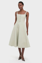 Green Lily Orrie Midi Dress