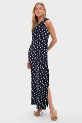 Small Dot Deep Lake Terre Dress