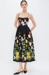 Nectar Black Alba Midi Dress