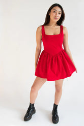 Fitted Bodice Mini Dress