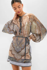 Tapestry Blue Multi Wanderlust Tunic