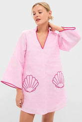 Pink Seashell Oceana Mini Dress