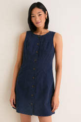 Navy Chino Rhoda Mini Dress