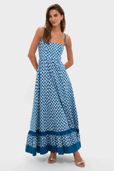 Blue Checkmate Dress