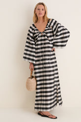 Midnight Check Claudine Dress