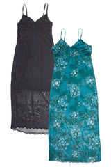 Mesh Cami Tea Length Dress