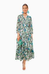 Freyja Flower White Bazaar Dress