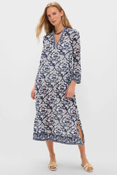 Dark Blue Giada Caftan
