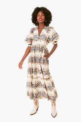 Misty Morning Palmer Dress