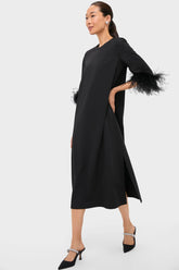 Black Feather Jamie Dress