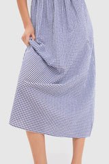 Navy Gingham Madeline Nap Dress