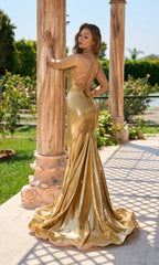 Atria Long Formal Dress 6854h
