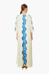 Daisy Placee Azzurro Muumuu Dress